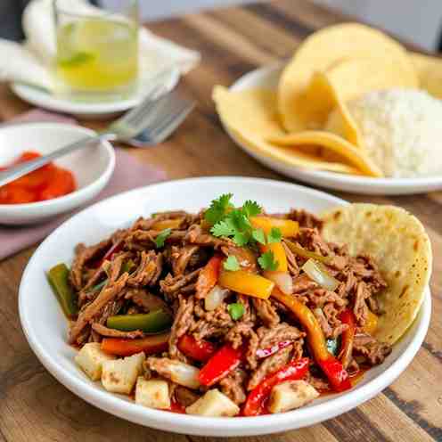 Easy Slow Cooker Ropa Vieja - Family's Meal